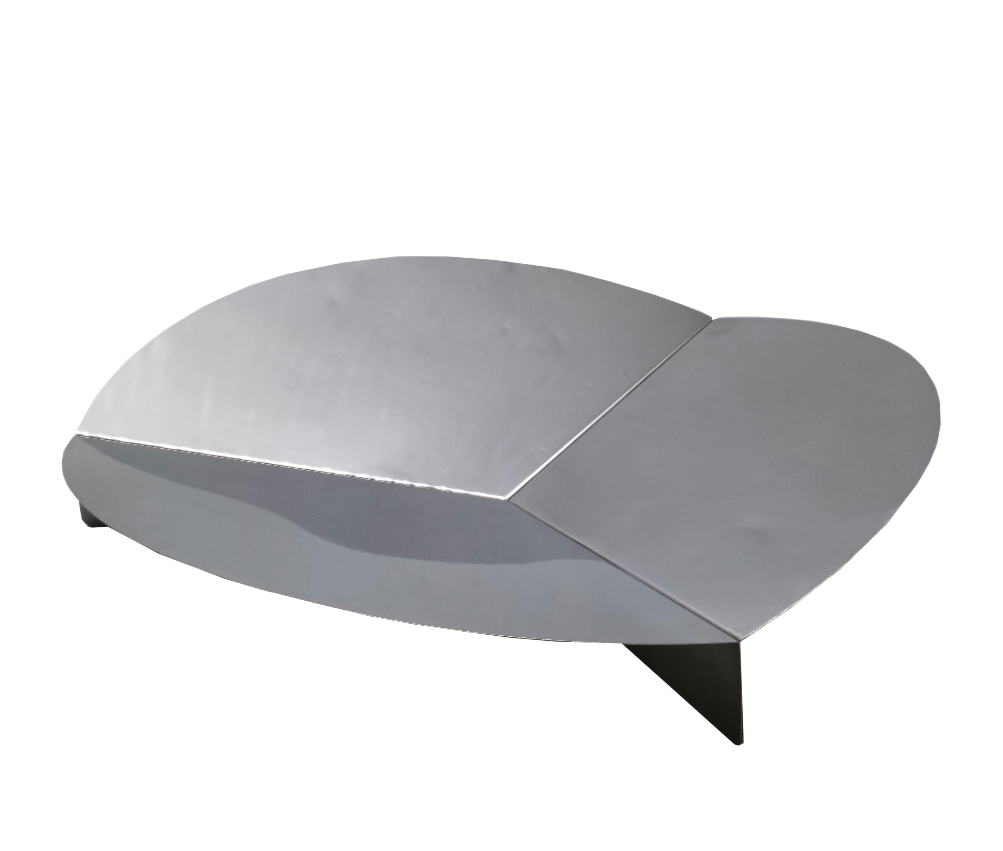 Centro de mesa cromado Giovanni Grignani para Luci Illuminazione d'Interni, 1970 Italian en venta