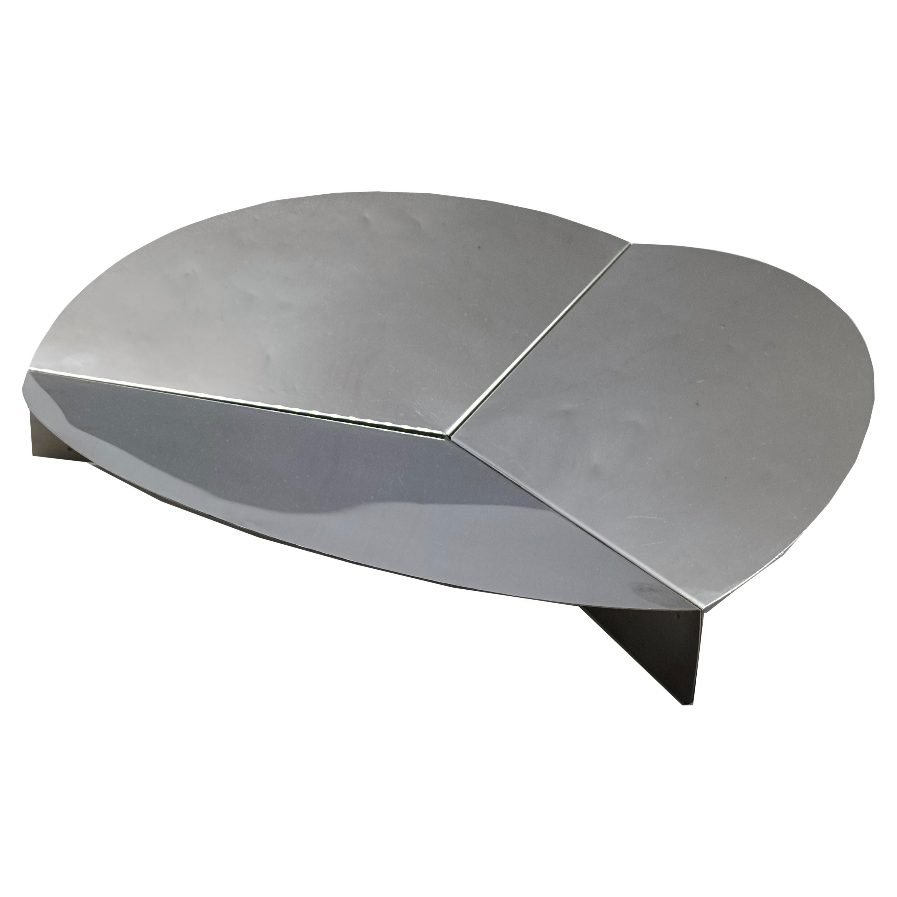Centro de mesa cromado Giovanni Grignani para Luci Illuminazione d'Interni, 1970 en venta