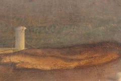 La Brignette à la Mer - Oil Paint by Giovanni Gromo - 1980s