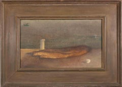 La Brignette à la Mer - Ölgemälde von Giovanni Gromo - 1980er Jahre