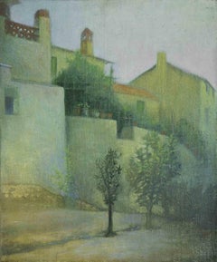 Landschaft - Gemälde von Giovanni Gromo - 1980er Jahre