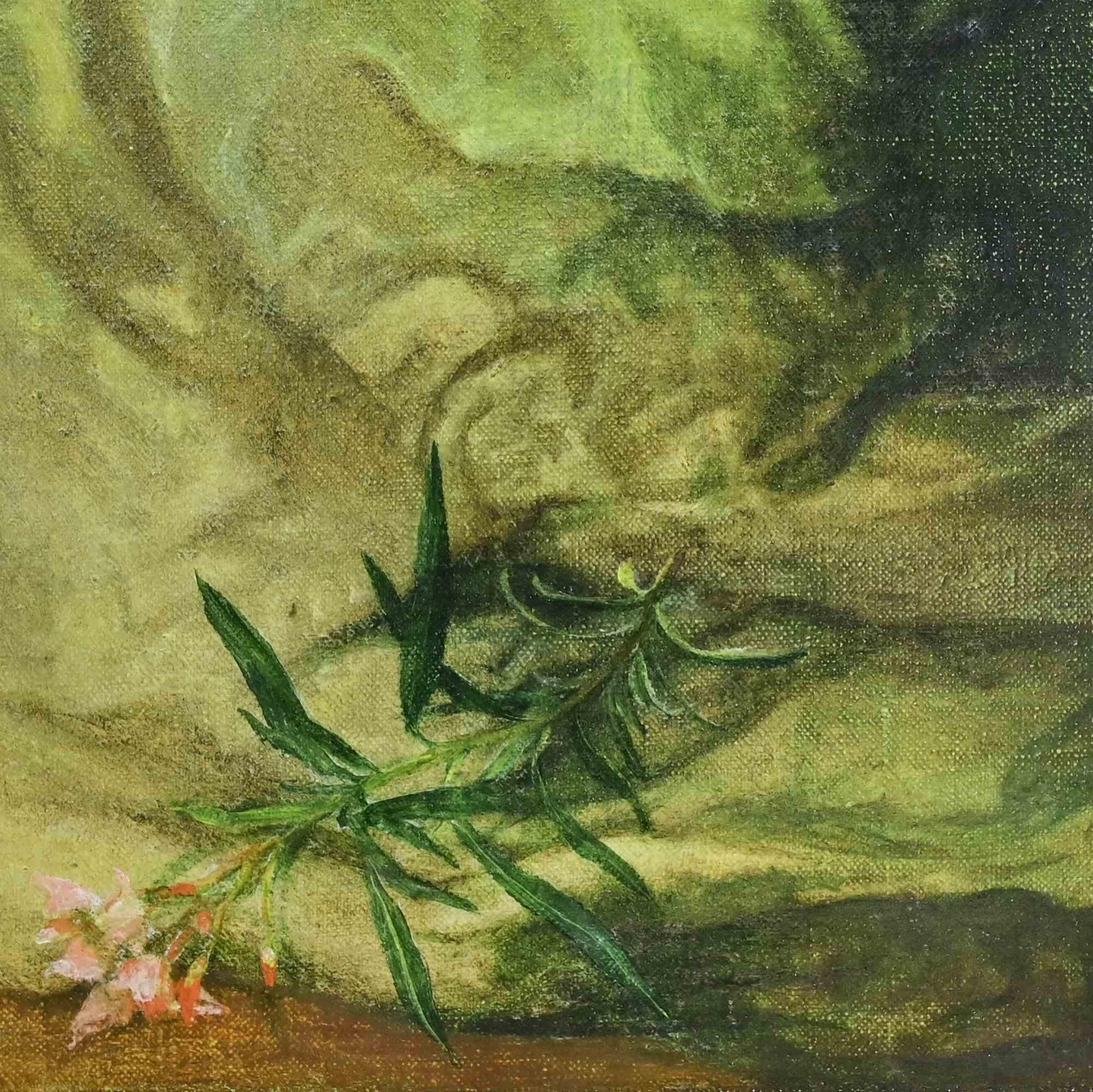 Stillleben - Gemälde von Giovanni Gromo - 1980er Jahre im Angebot 1