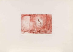 Strumenti - Acquaforte di Giovanni Gromo - Anni '80