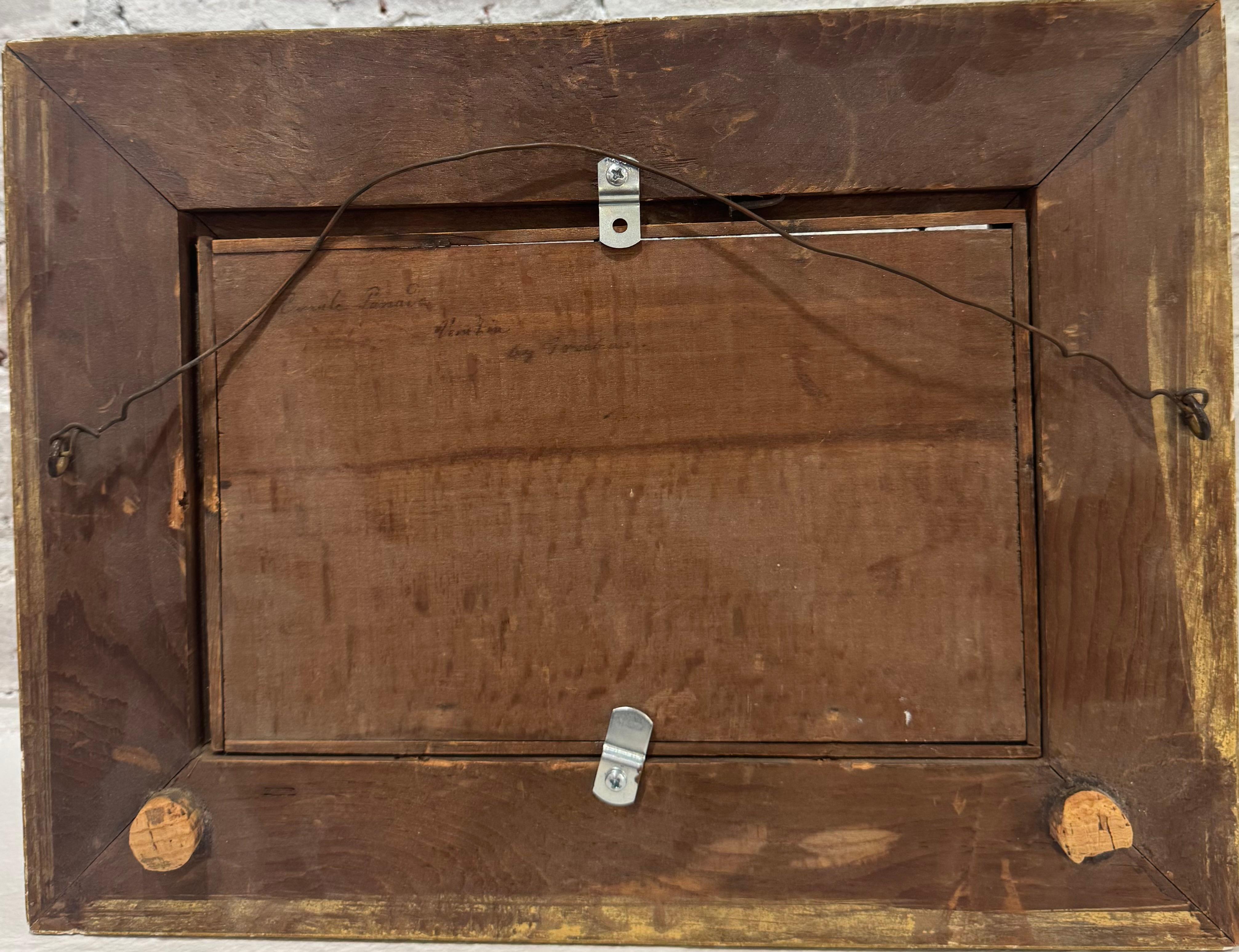 Antique Belle Epoque Italian GRAND CANAL Venetian Painting For Sale 8