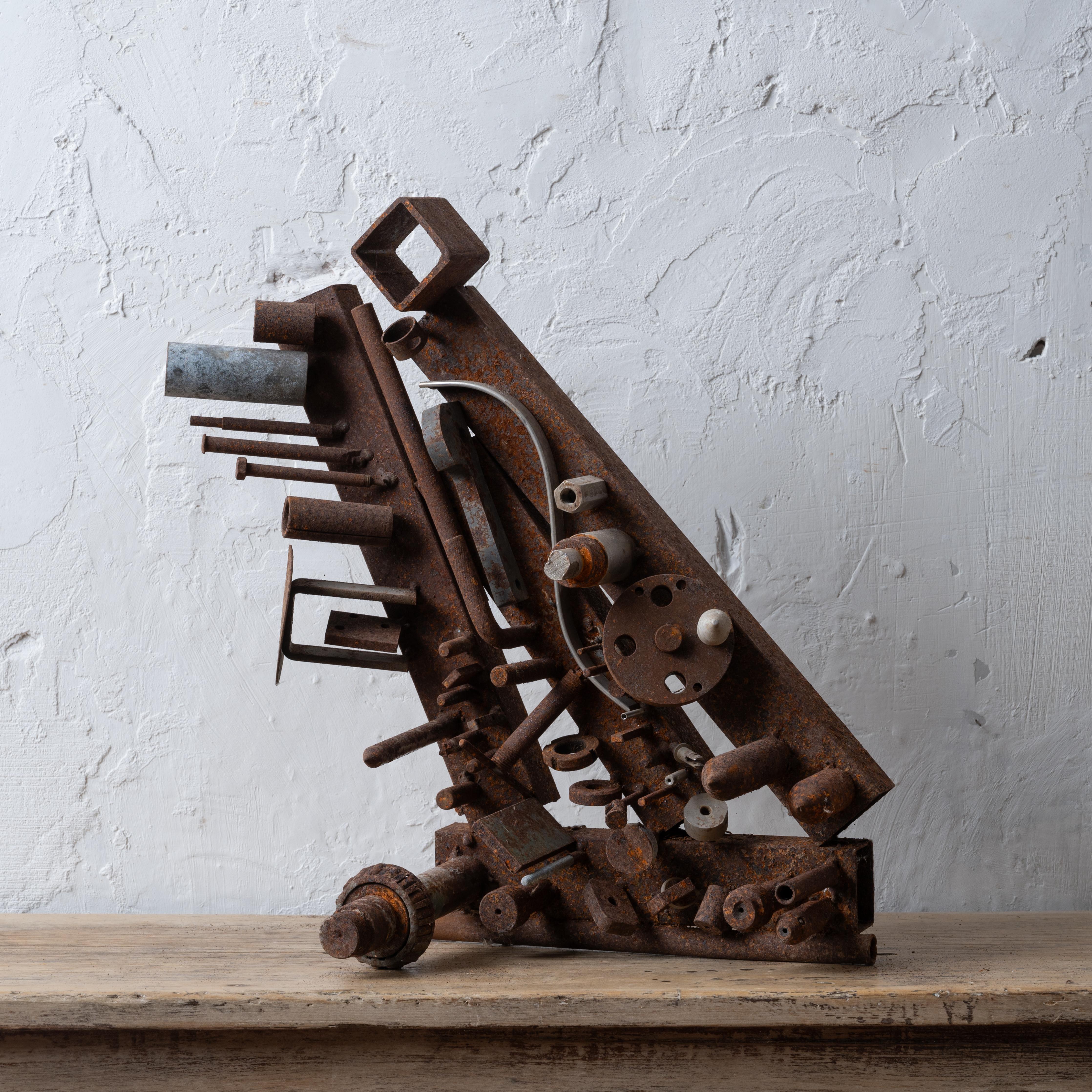 American Giovanni 'John’ Bucci Metal Art Sculpture, 1960s For Sale