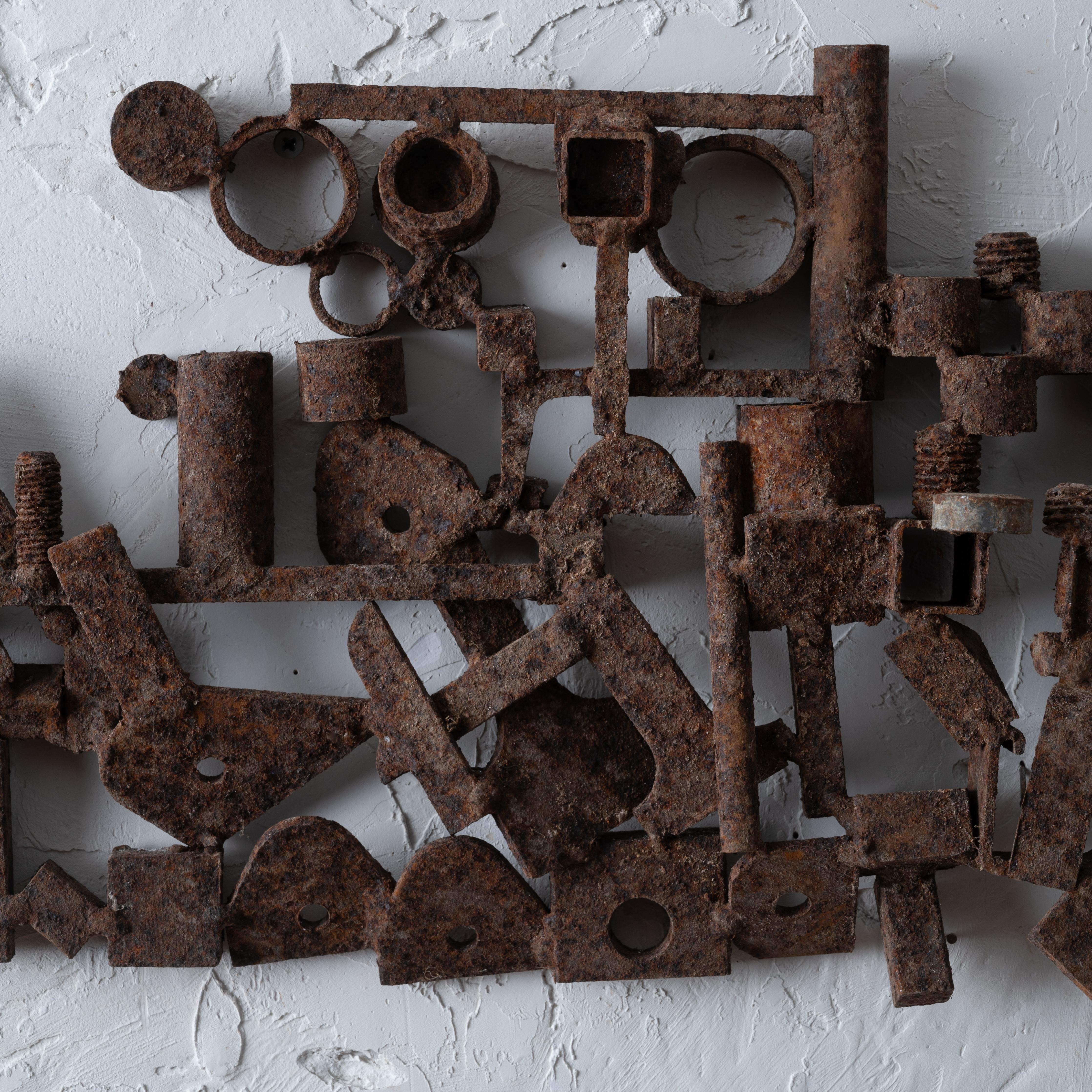 Mid-20th Century Giovanni 'John’ Bucci Metal Art Sculpture, 1960s For Sale