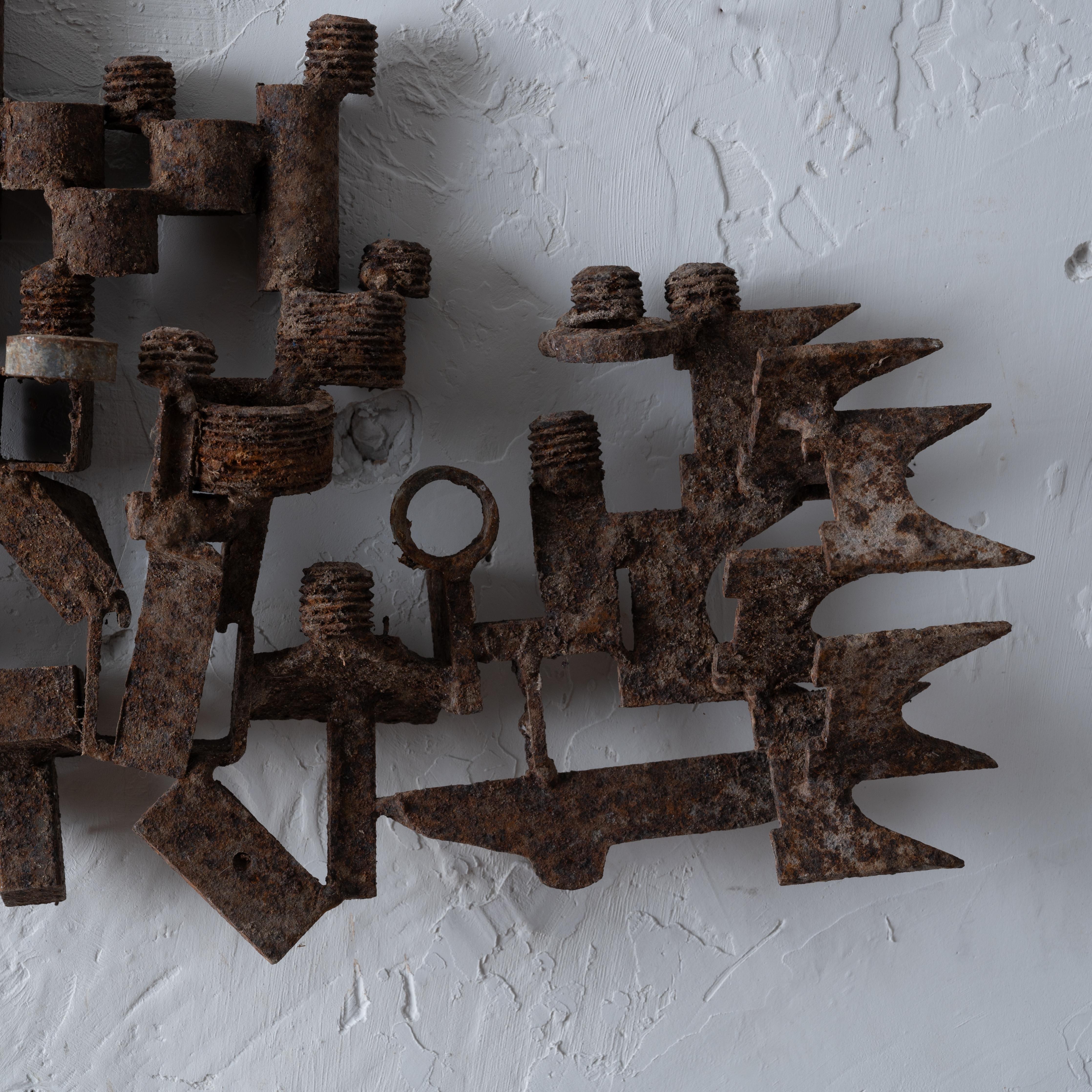 Giovanni 'John’ Bucci Metal Art Sculpture, 1960s For Sale 1