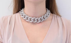 Giovane Collier à grands maillons en diamants