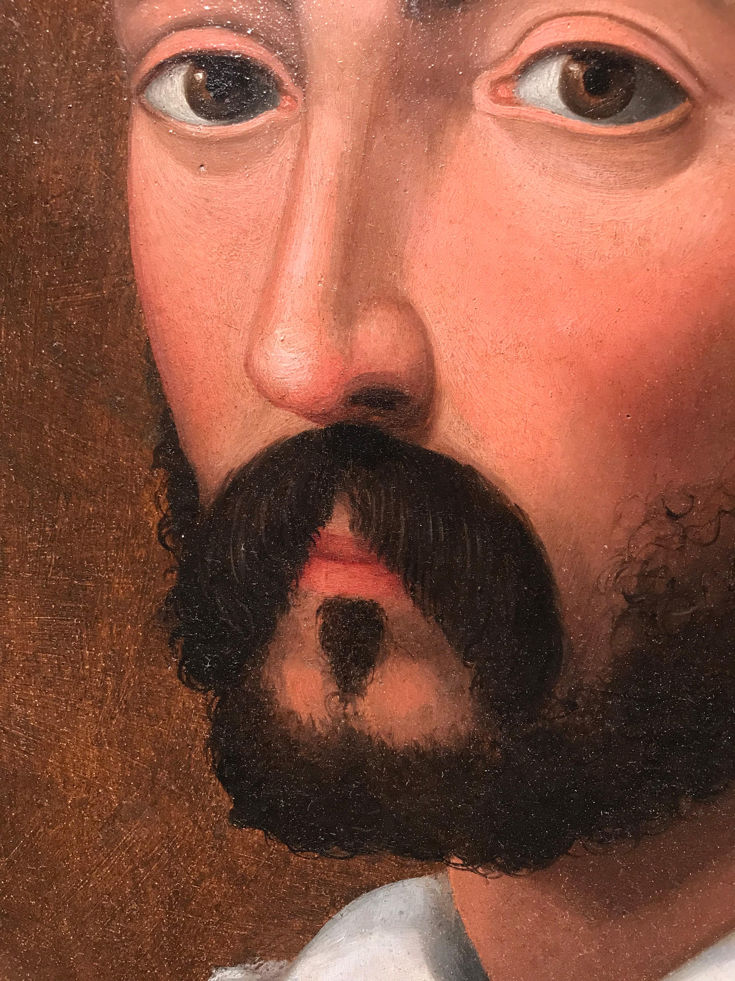 Giovanni Maria Butteri (Florence, Italie, 1540 - 1606)
Titre : Portrait de I+I
Médium : Huile sur panneau
Dimensions : sans cadre cm. 47,7 x 39 - avec cadre cm. 55.2 x 46.5

Expertise de Carlo Falciani, historien de l'art

Foires : La Biennale