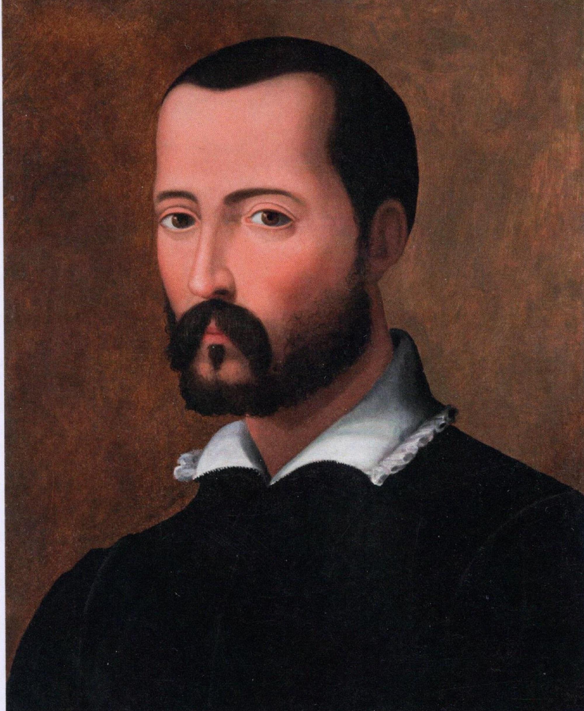 Portrait Painting Giovanni Maria Butteri (Florence, about 1540 - Florence, October 4, 1606) - Portrait de Francesco Ier du 16ème siècle par Giovanni Maria Butteri