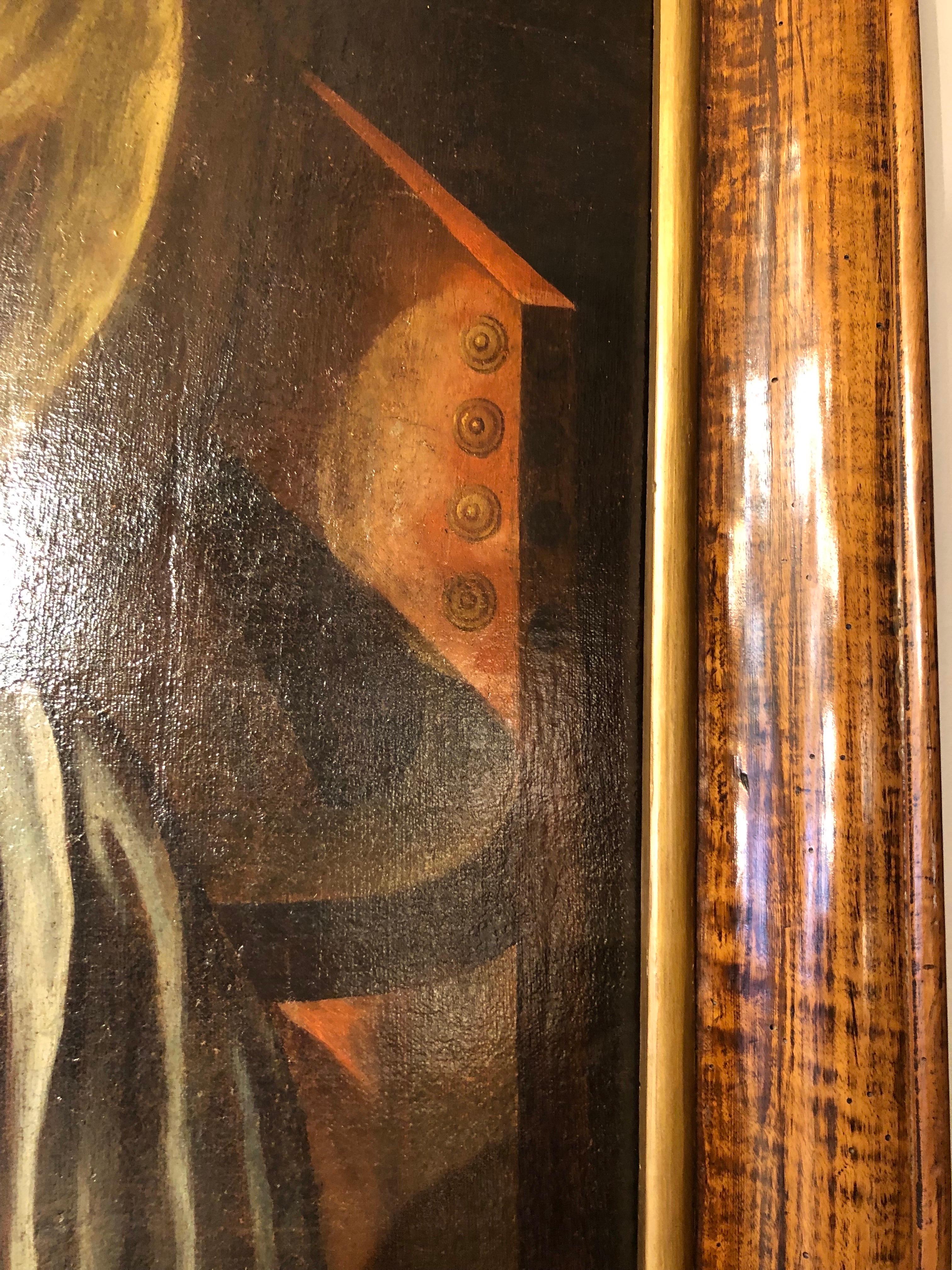 Banquete con figuras Memento Mori Italiano Siglo XVII según Giovanni Martinelli en venta 2