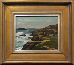 Bass Rock, New England Seascape by Pennsylvania Impressionist