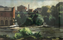  Manayunk, Schuylkill River, Factory, City Scene (Philladelphia, Pennsylvania) 