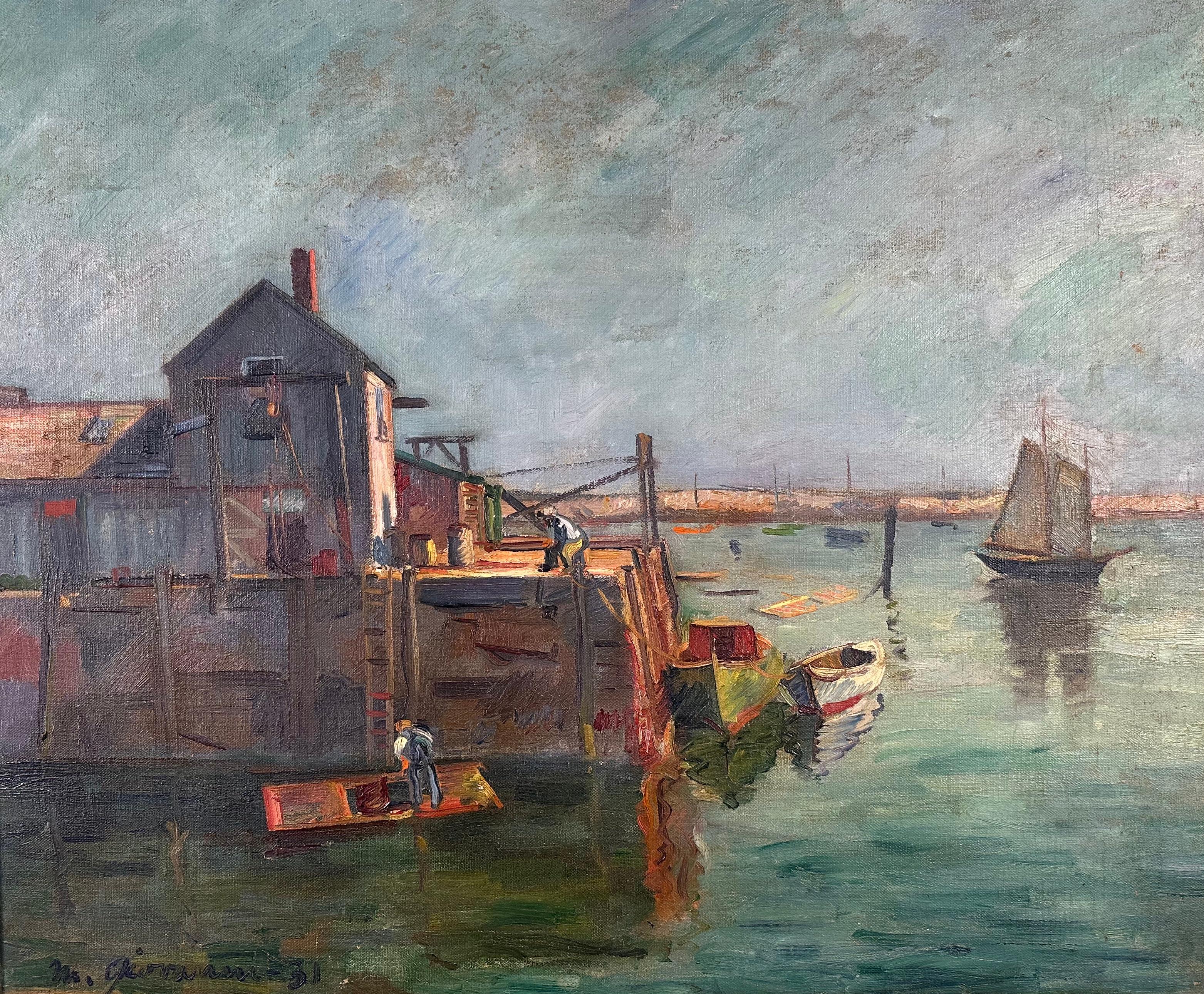 Rockport Landscape  - Painting by Giovanni Martino