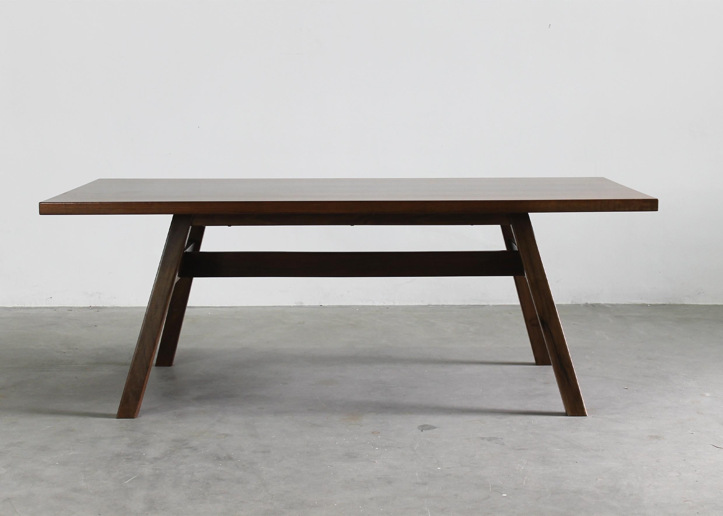 Ensemble de salle à manger Giovanni Michelucci avec banc de table et chaises par Poltronova en vente 4