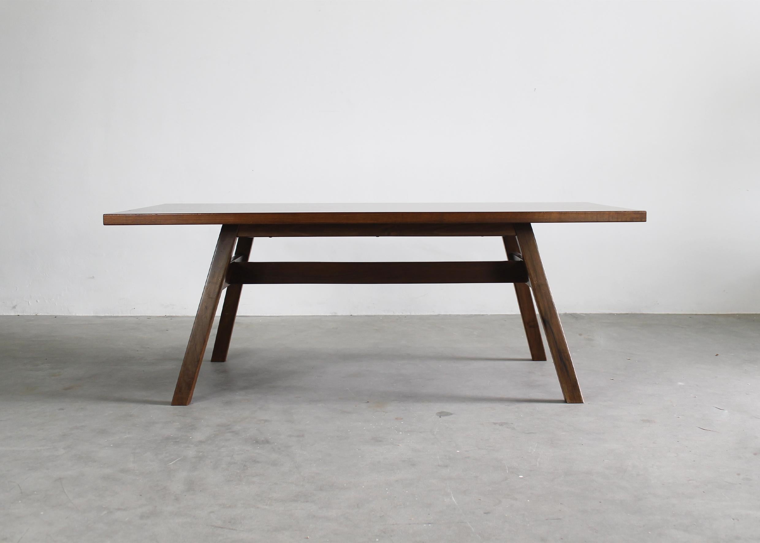 Ensemble de salle à manger Giovanni Michelucci avec banc de table et chaises par Poltronova en vente 7