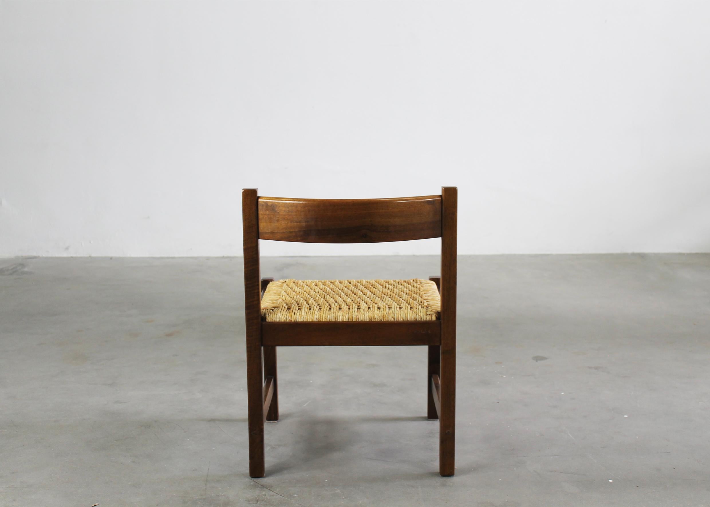 Ensemble de salle à manger Giovanni Michelucci avec banc de table et chaises par Poltronova en vente 1