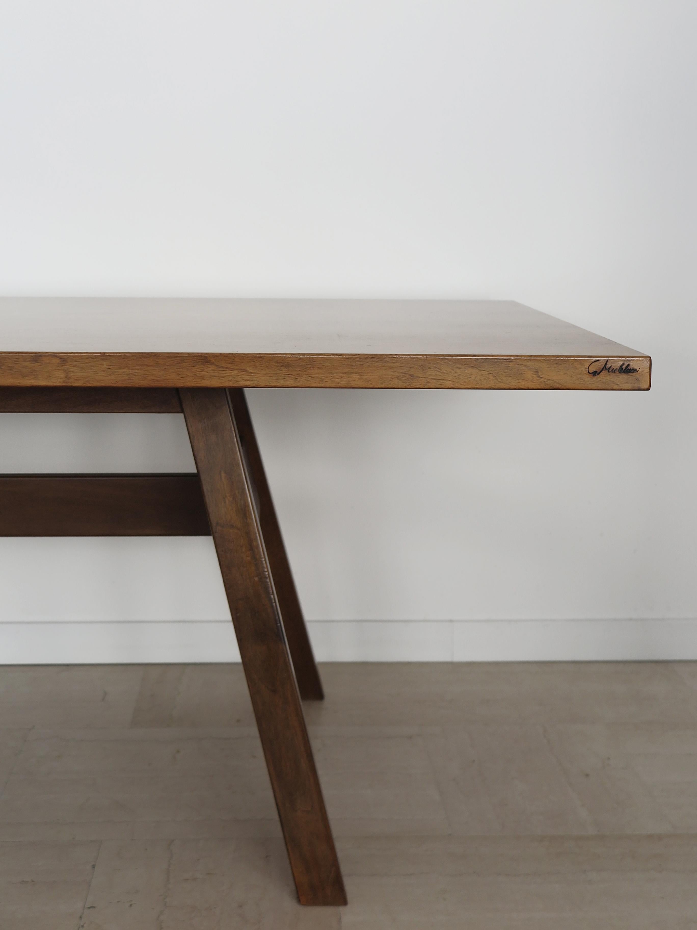 Mid-20th Century Giovanni Michelucci for Poltronova Italian Midcentury Consolle Dining Table 1960 For Sale
