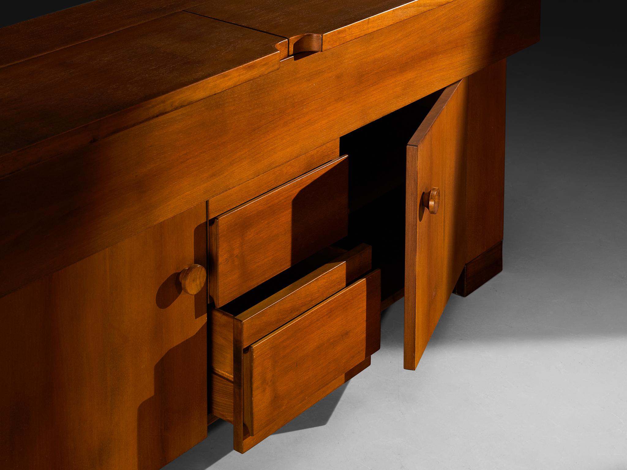 Buffet 'Torbecchia' en noyer Giovanni Michelucci pour Poltronova 3