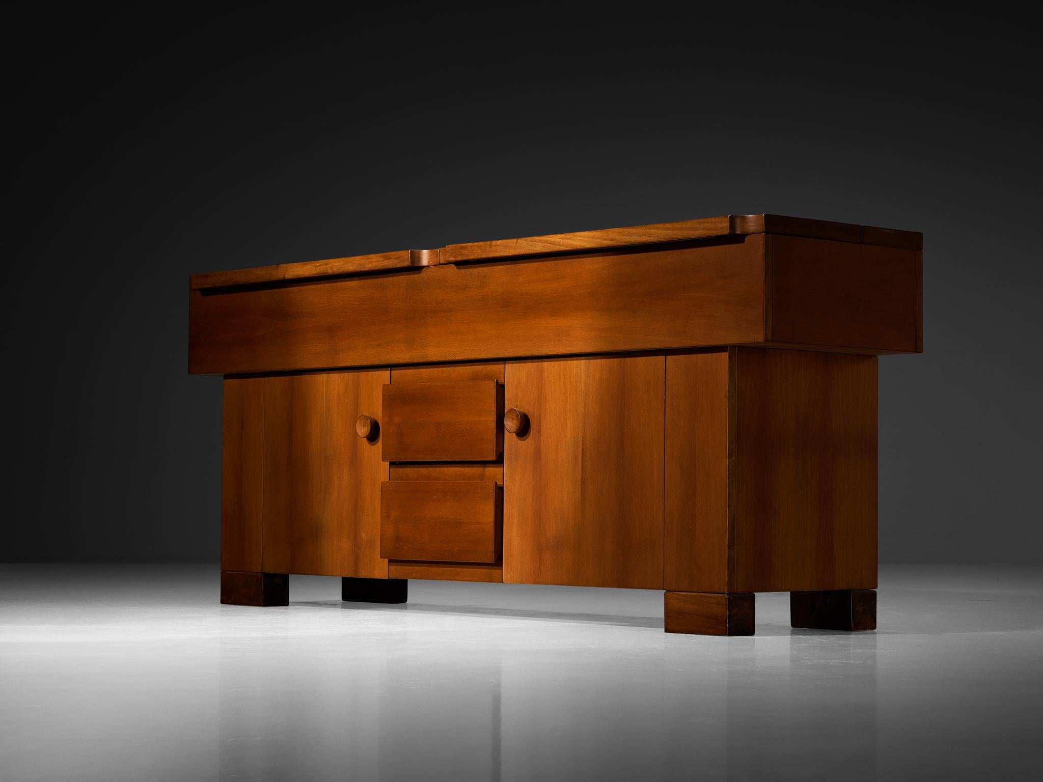 Noyer Buffet 'Torbecchia' en noyer Giovanni Michelucci pour Poltronova