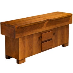 Giovanni Michelucci for Poltronova 'Torbecchia' Sideboard in Walnut