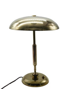 Giovanni Michelucci per Lariolux Lampada da Tavolo in Ottone, Italia 1950s