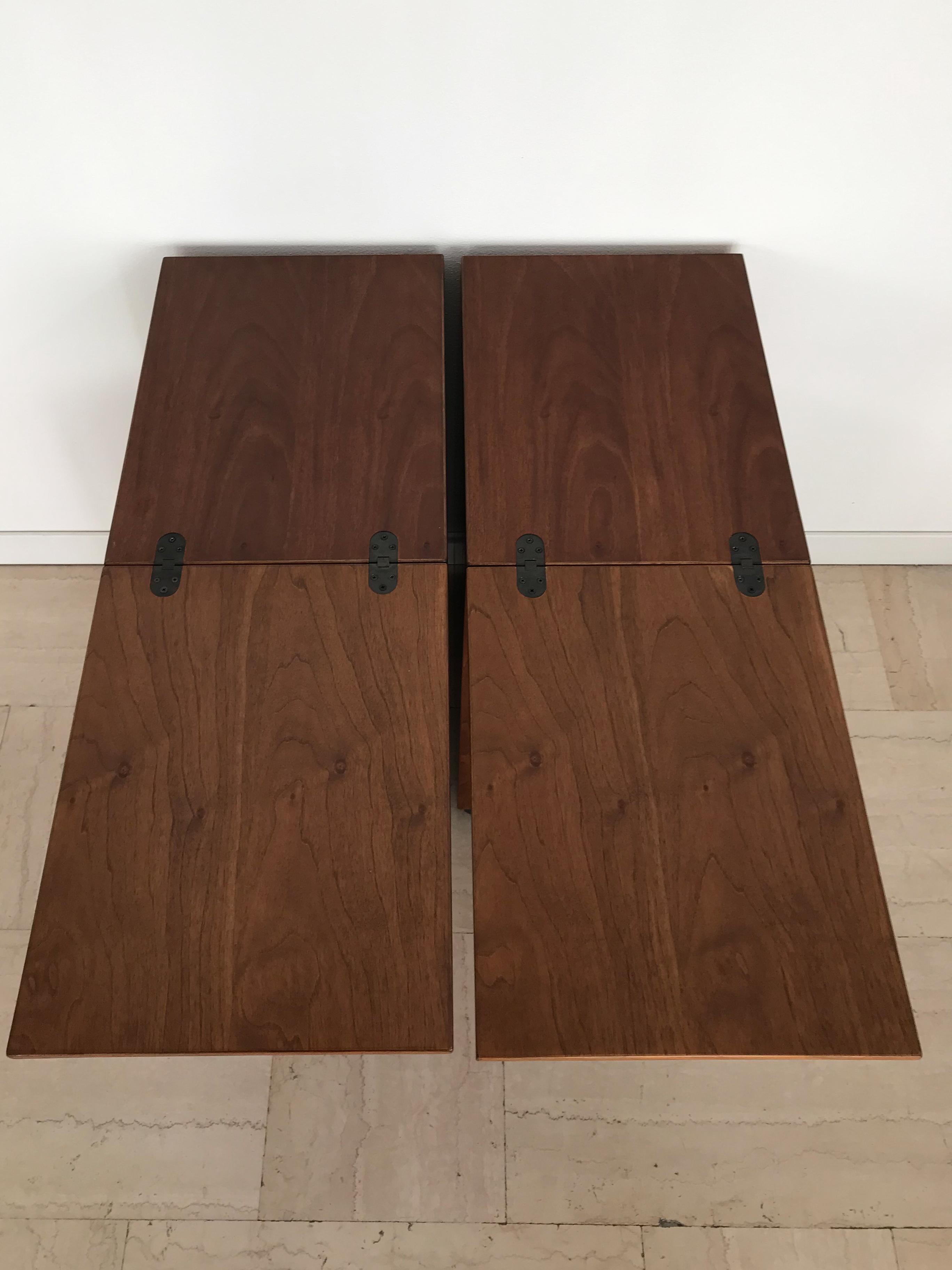 Giovanni Michelucci Poltronova Italian Wood Wood Tables de chevet Nithg Stands 1960s en vente 7