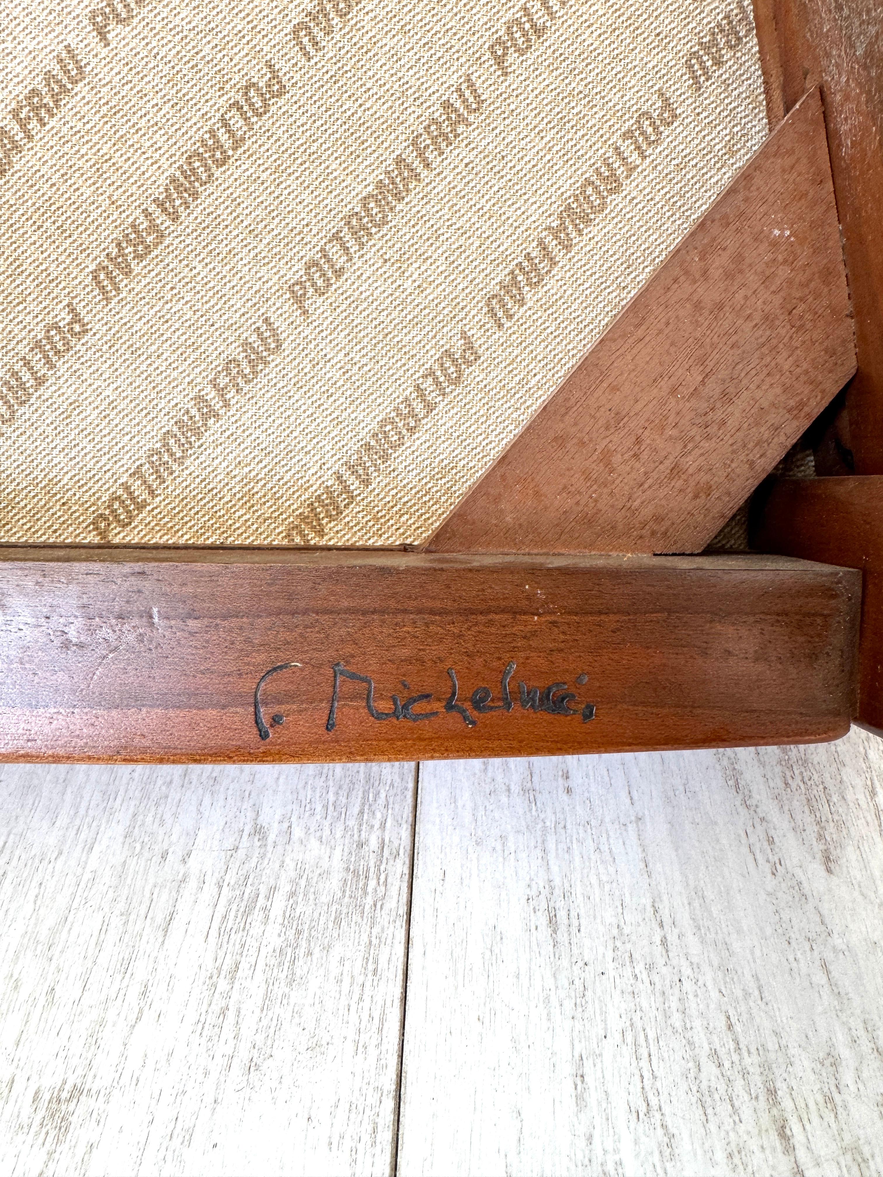 Giovanni Michelucci, Tavolo mod. Ragno e quattro sedie mod. Scapolare, anni '80 in vendita 7