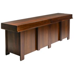 Giovanni Michelucci 'Torbecchia' Credenza in Walnut, Italy, 1960s