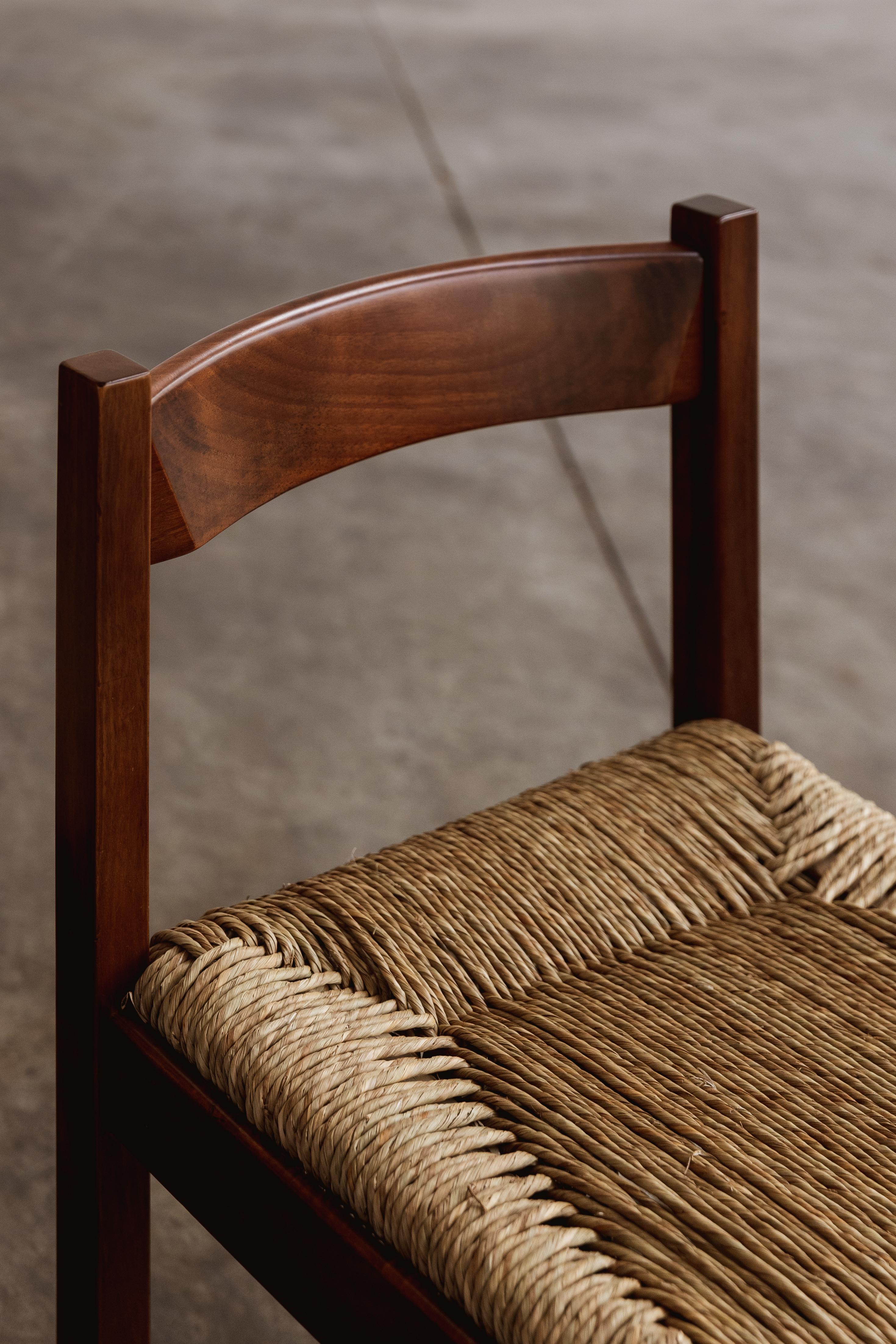 Mid-Century Modern Giovanni Michelucci “Torbecchia” Dining Chair for Poltronova, 1964 For Sale