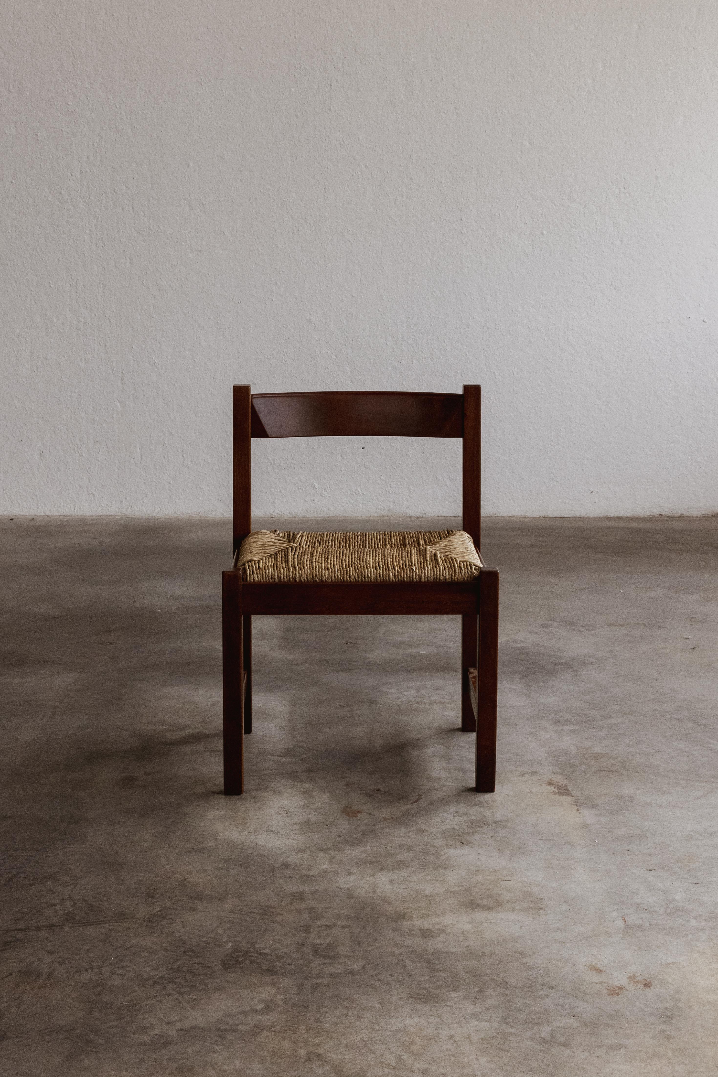Italian Giovanni Michelucci “Torbecchia” Dining Chair for Poltronova, 1964 For Sale