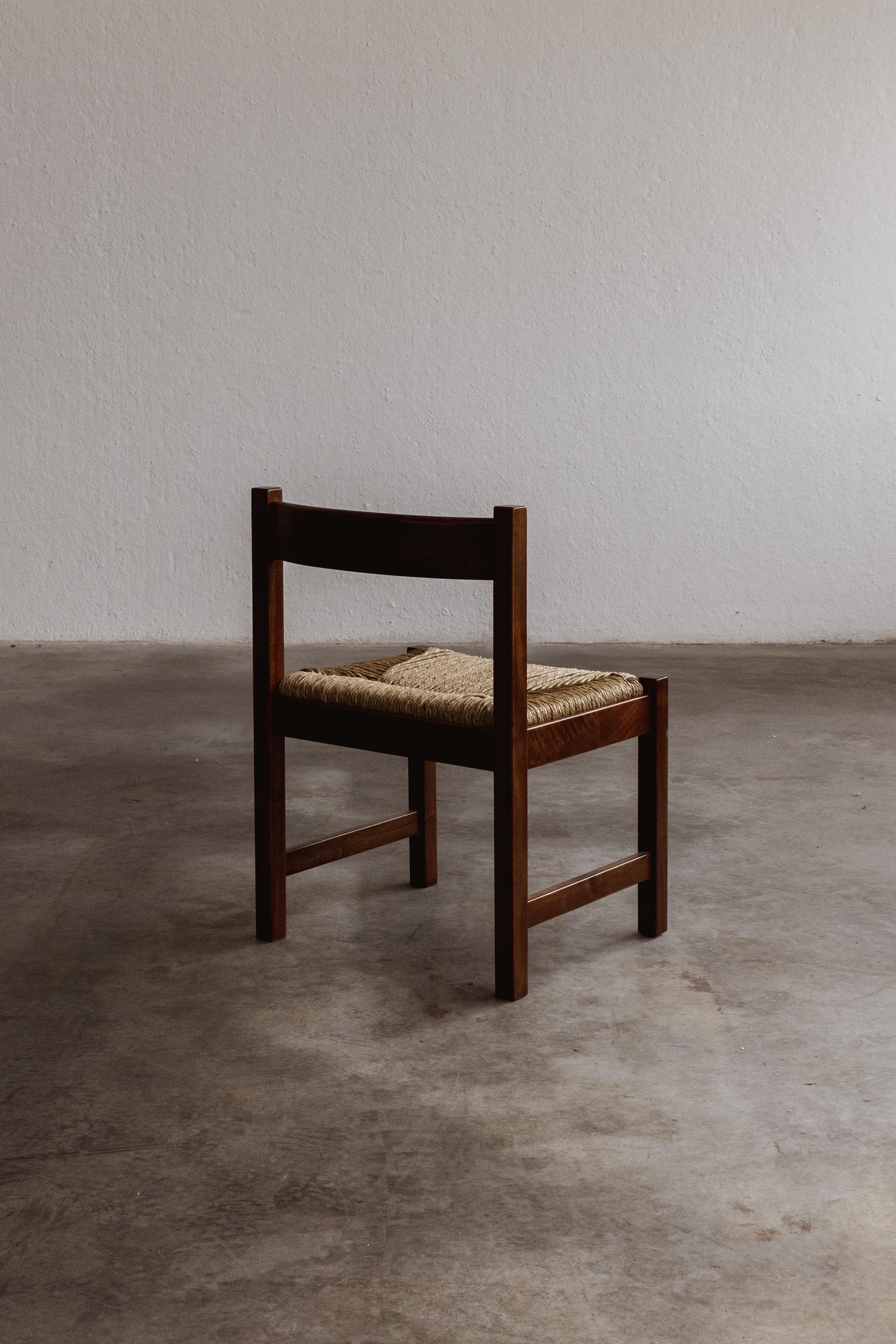 Mid-20th Century Giovanni Michelucci “Torbecchia” Dining Chair for Poltronova, 1964 For Sale