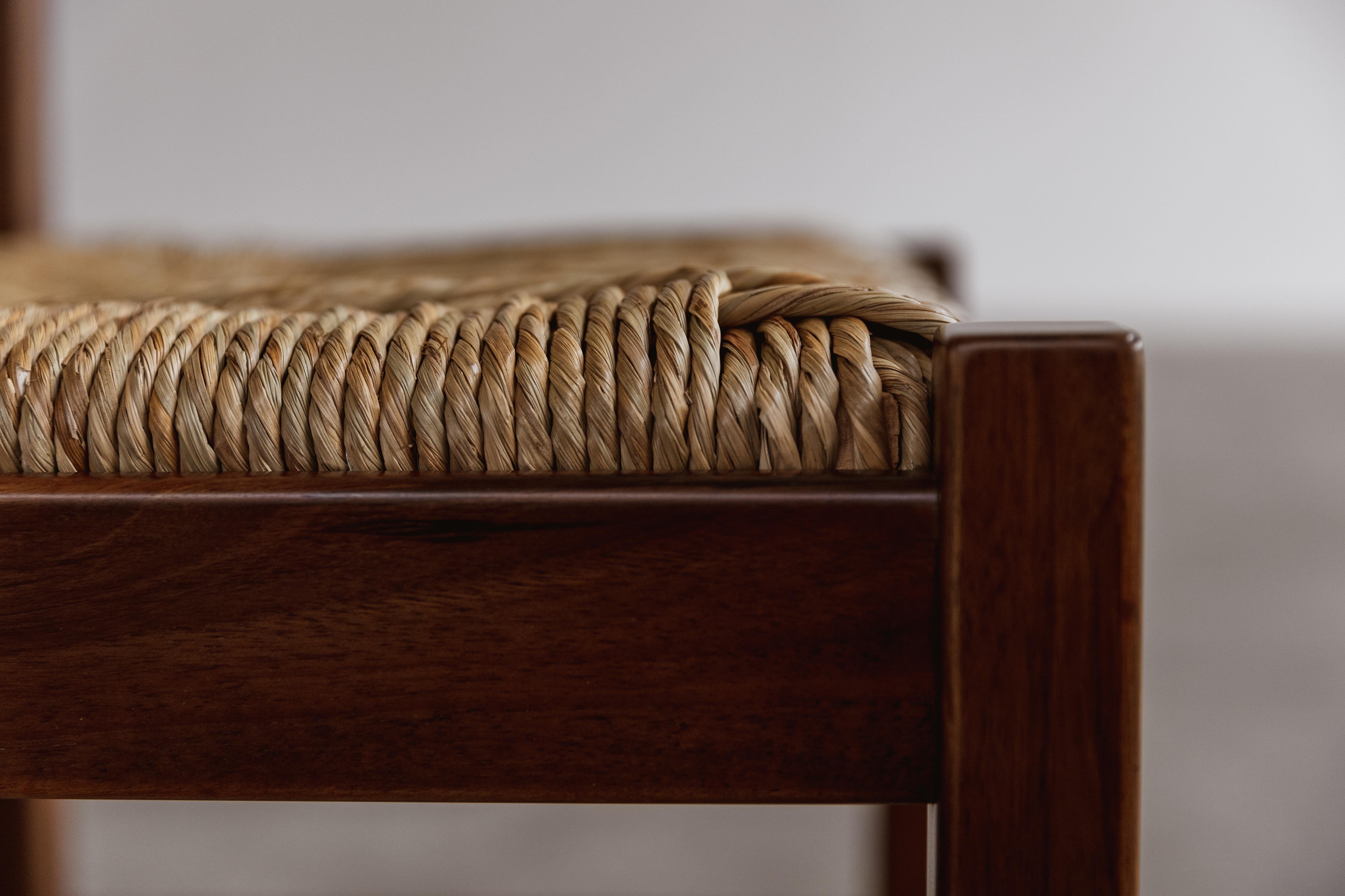 Straw Giovanni Michelucci “Torbecchia” Dining Chair for Poltronova, 1964 For Sale