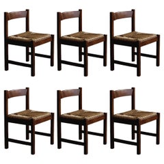 Chaises de salle à manger Torbecchia de Giovanni Michelucci pour Poltronova, 1964, lot de 6