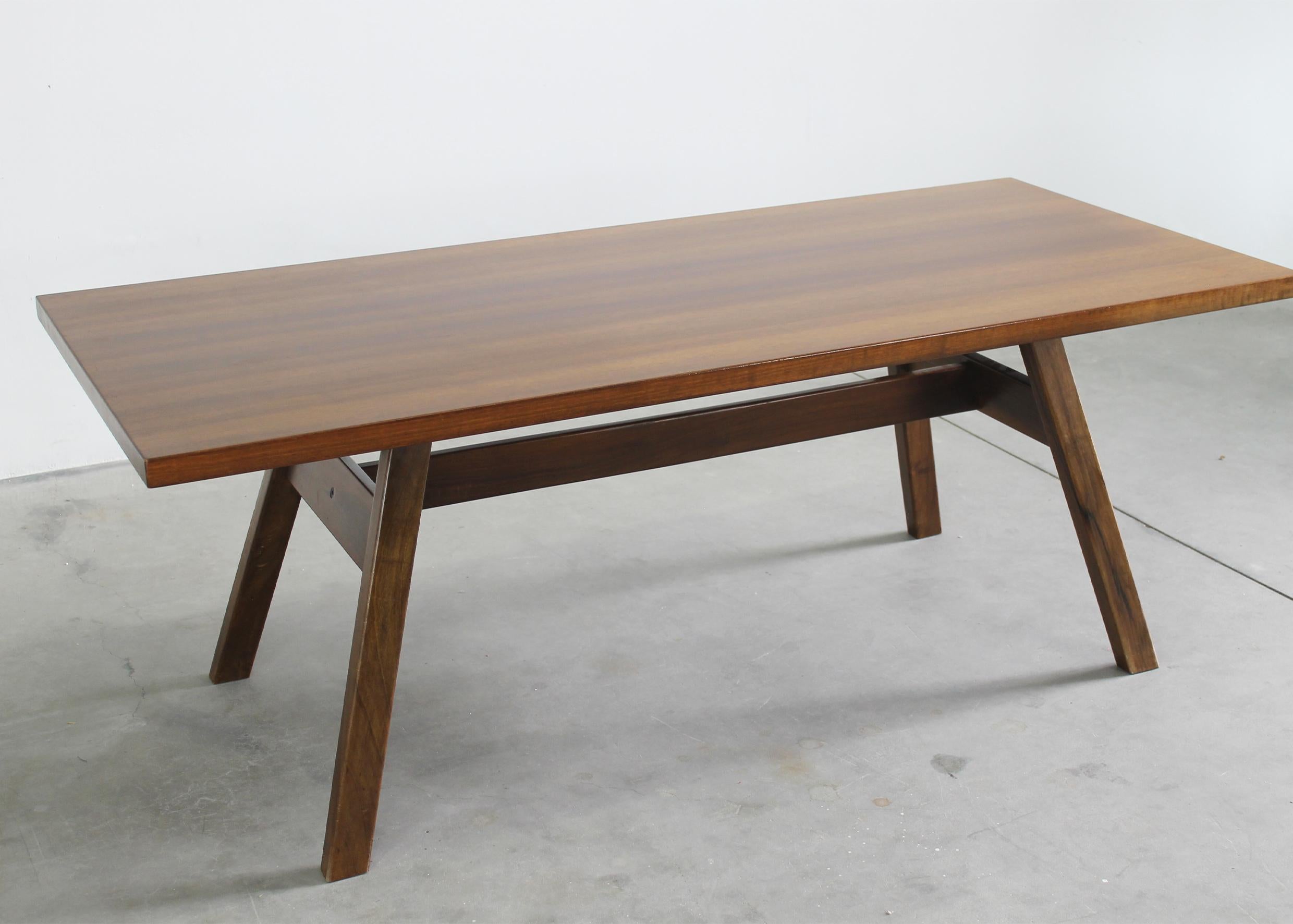 Tessuto Set da pranzo Giovanni Michelucci Torbecchia in Wood e Paglia di Poltronova