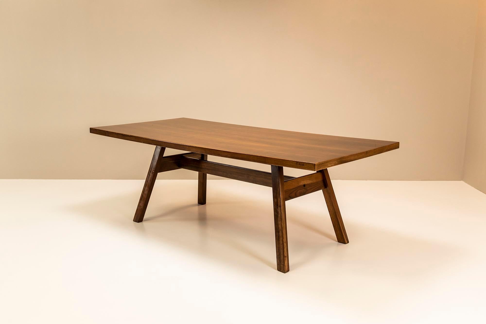 Table de salle à manger et banc Torbecchia de Giovanni Michelucci pour Poltronova, 1965 en vente 1