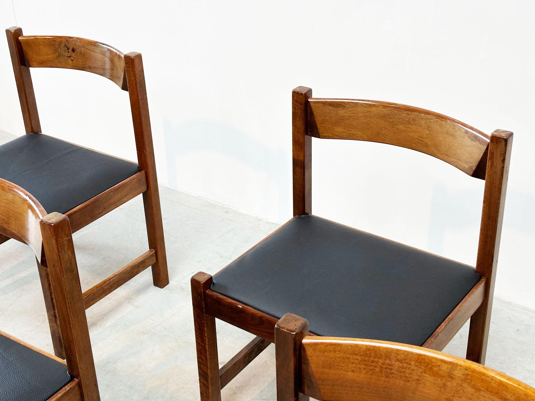 Late 20th Century Giovanni Michelucci 'Torbecchia' Italian dining chairs