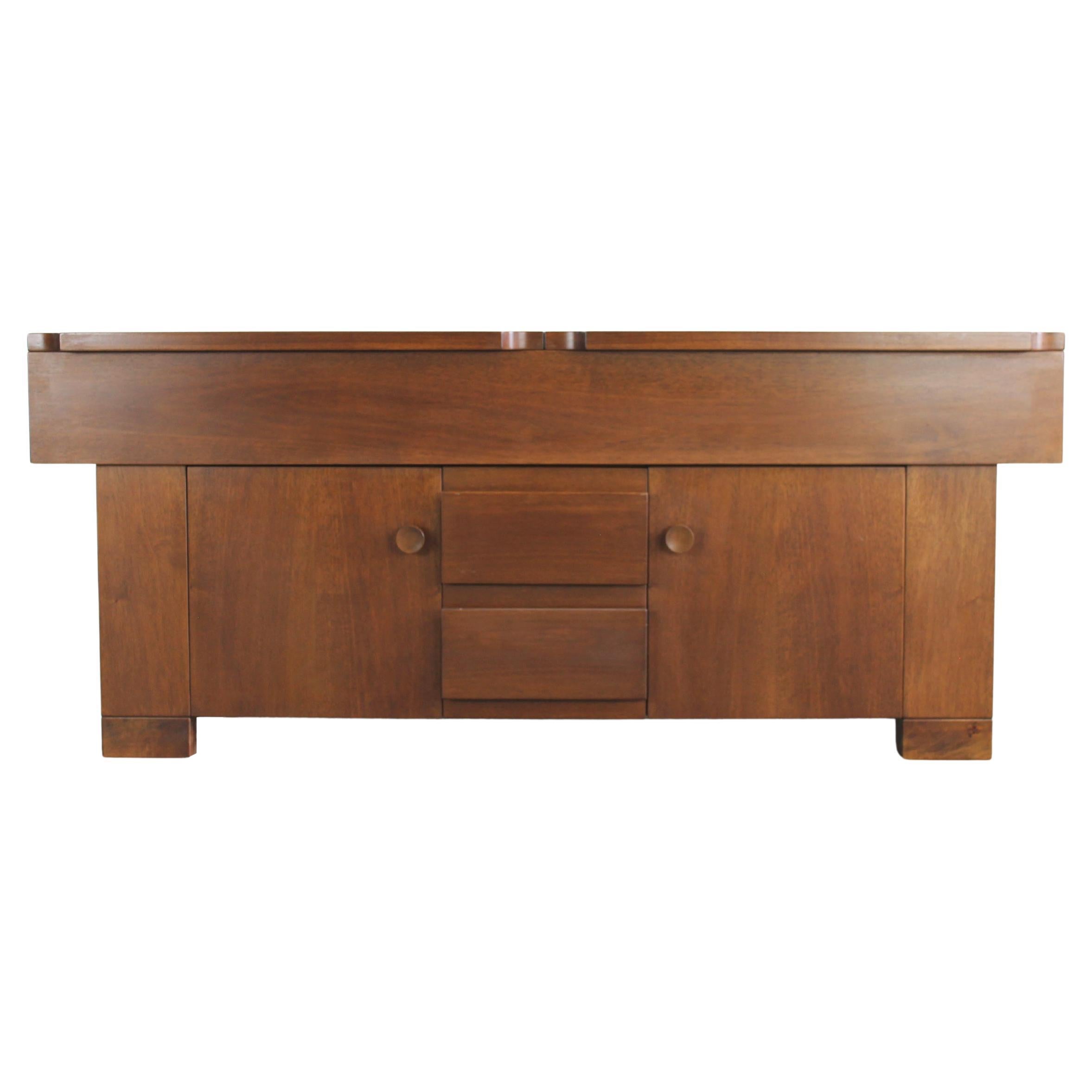 Giovanni Michelucci Torbecchia Sideboard in Walnut Wood by Poltronova 1964