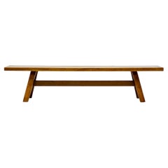 Giovanni Michelucci “Torbecchia” Solid Walnut Bench, 1960s