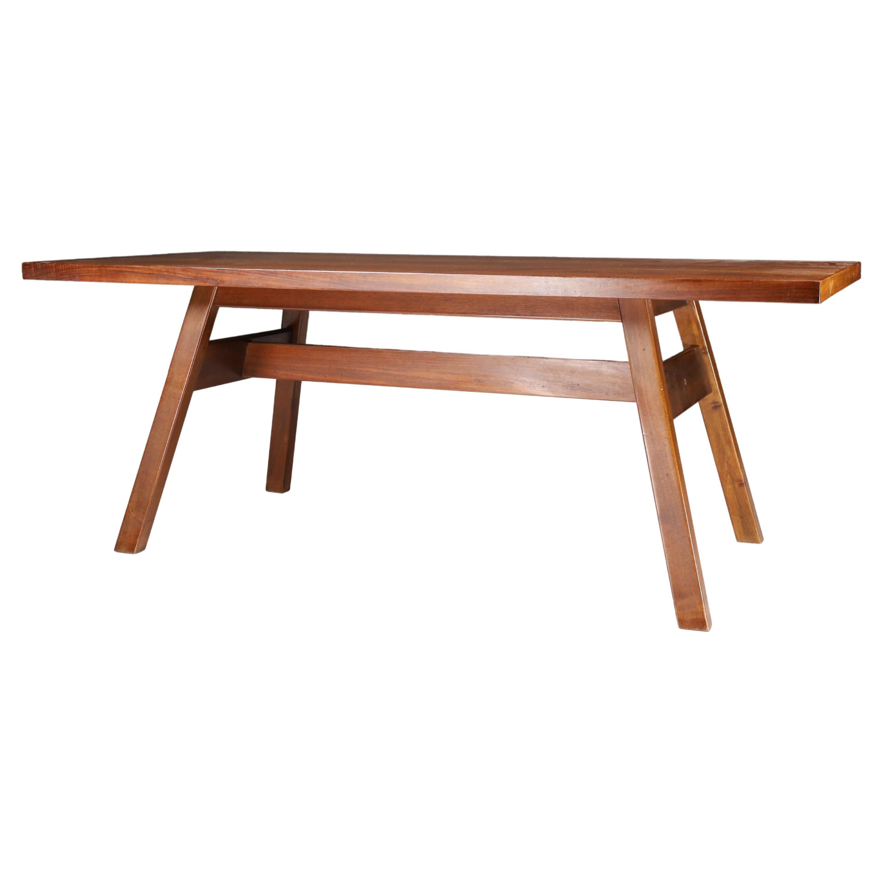 Giovanni Michelucci Walnut Dining Room Table for Poltronova, Italy, 1964  For Sale