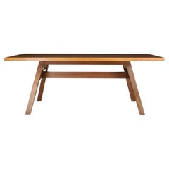 Vintage Giovanni Michelucci Walnut Dining Room Table for Poltronova, Italy, 1964