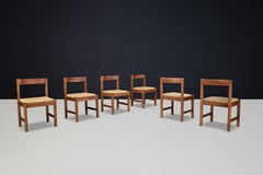 Ensemble de six chaises de salle à manger Torbecchia de Giovanni Michelucci, conçu pour Poltro
