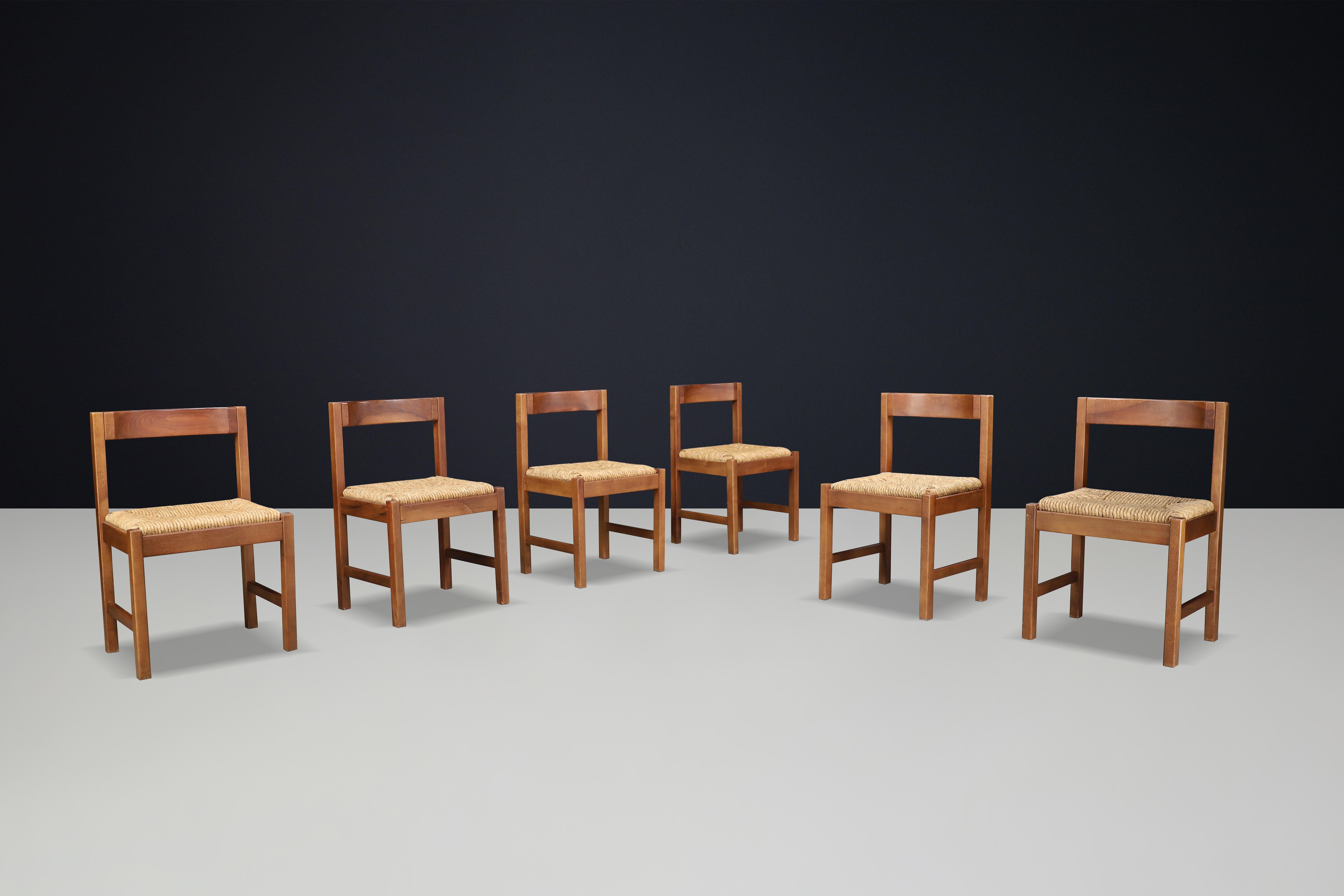 Mid-Century Modern Giovanni Michelucci's set of six 