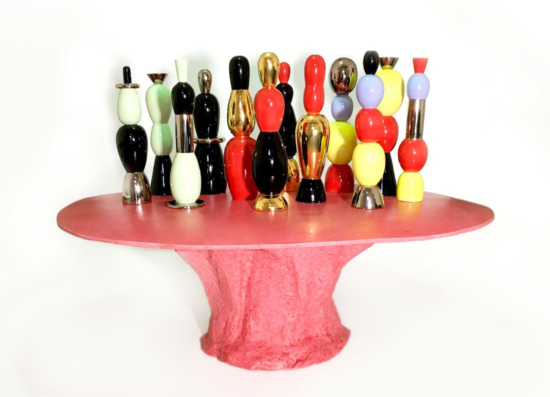 Contemporary Giovanni Minelli Table Model Kernel Unique Piece, Italy