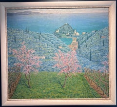 "Primavera a Portofino " Öl auf Tonerde  1933 cm.90 x 80