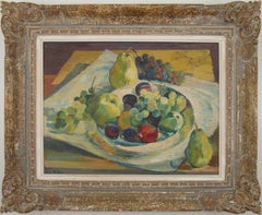 Giovanni Müller 1890-1970 Impressionist Still Life Oil Painting Switzerland 1930