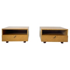 Giovanni Offredi, Paire de tables de chevet, prod. Saporiti, années 1980