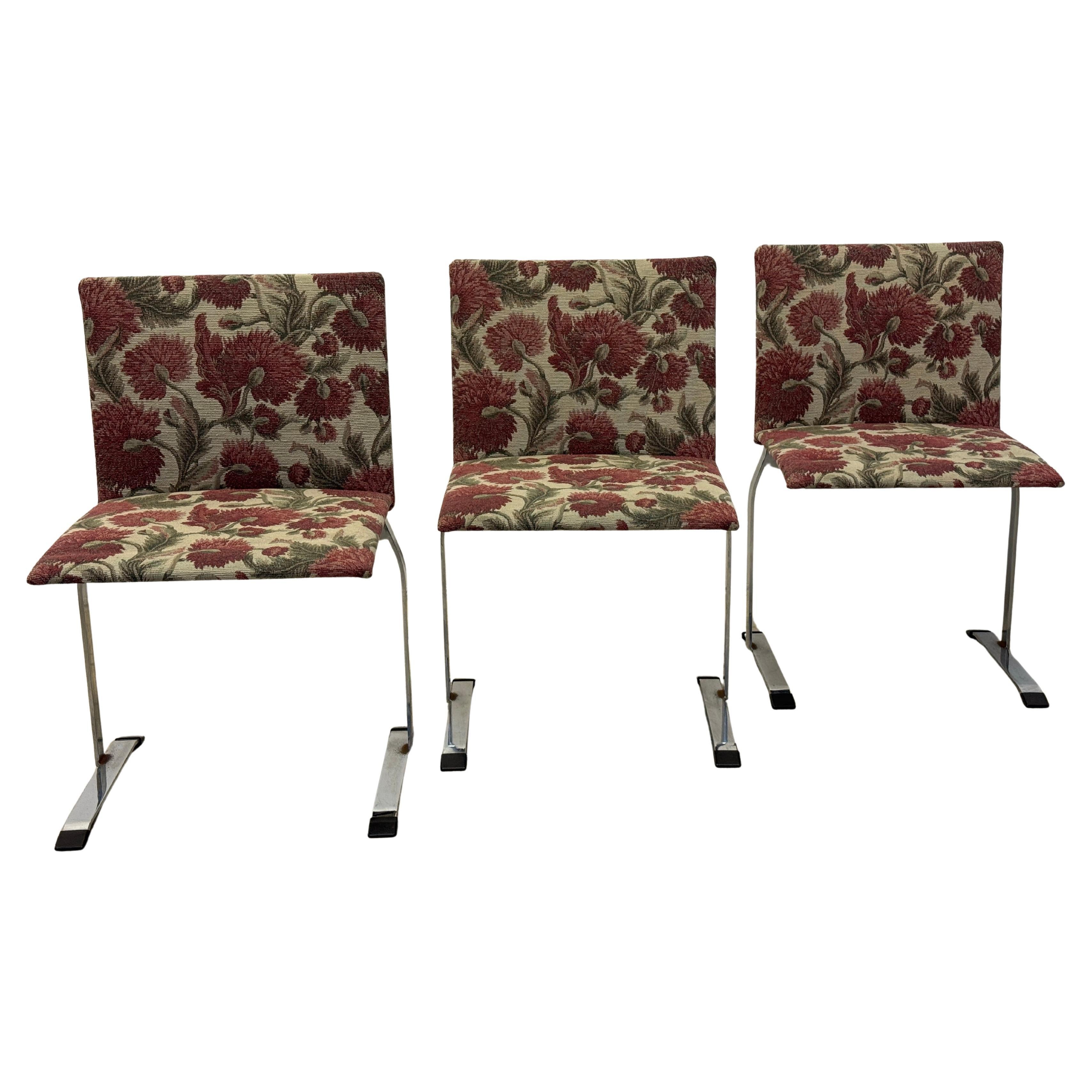 Chaises de salle à manger Giovanni Offredi pour Saporiti Italia, 1970 - Lot de 3