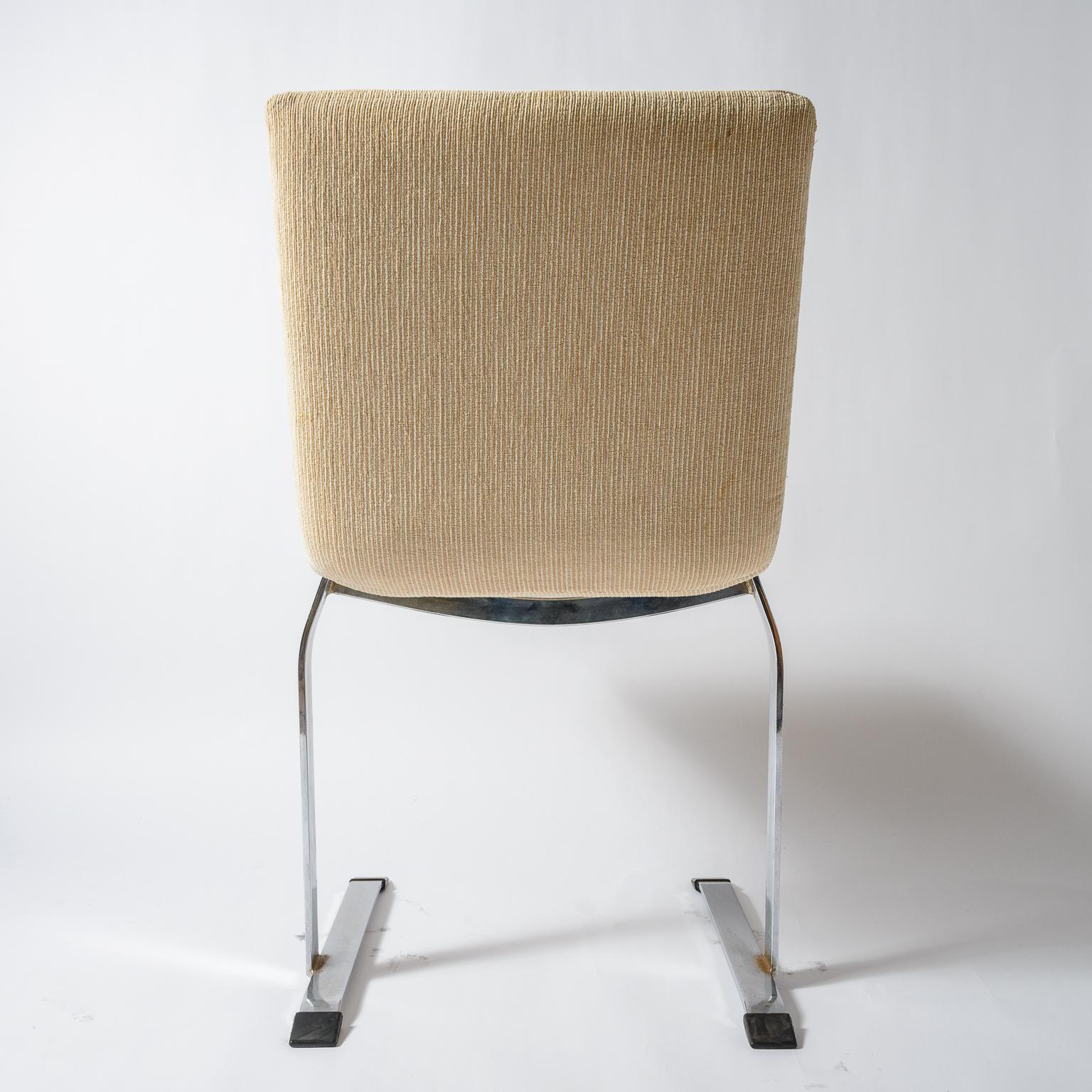 Upholstery Giovanni Offredi for Saporiti Dining Chairs For Sale