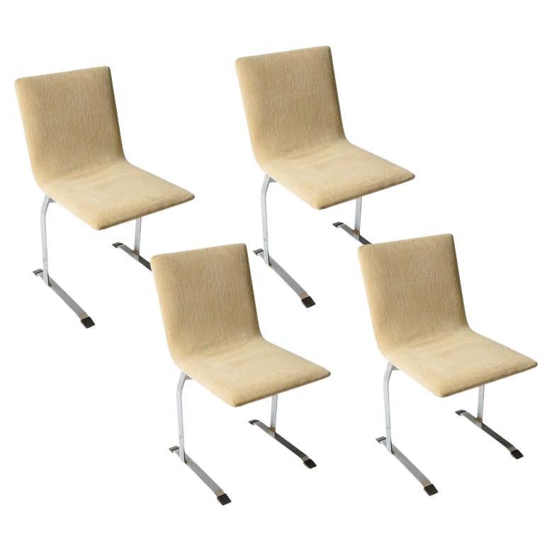 Giovanni Offredi for Saporiti Dining Chairs For Sale